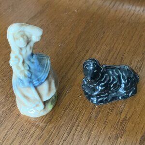 WADE FIGURINES RED ROSE TEA LITTLE BO PEEP & BAA BAA BLACK SHEEP